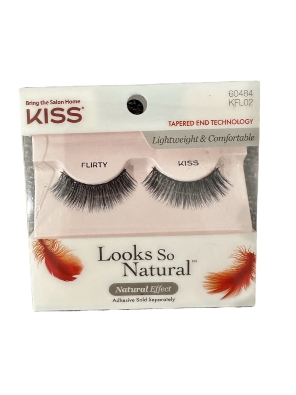 KISS Flirty Tapered End False Eyelashes Lightweight Natural Look Strip Lash